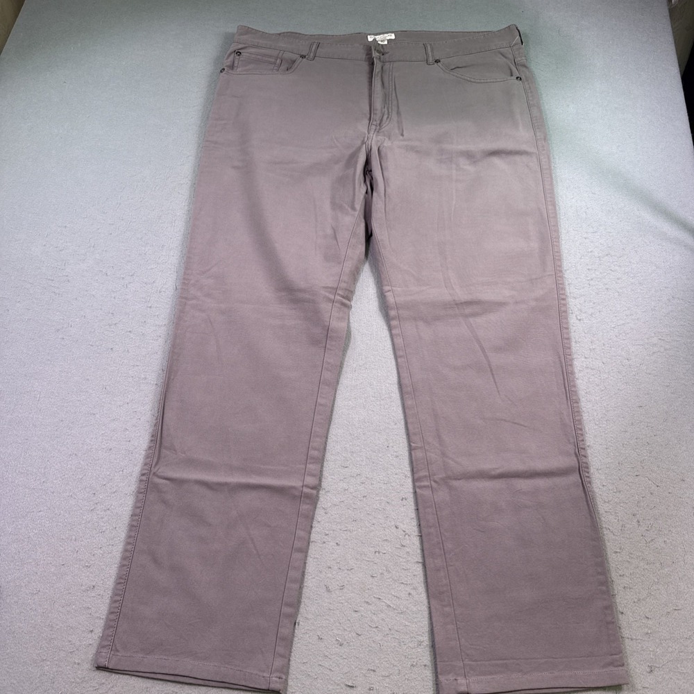 Peter Millar Crown Vintage Canvas Pants Mens 40 Gray 5 Pocket Chino JEANS - Picture 2 of 8